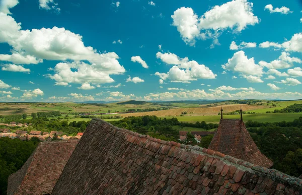 Église fortifiée Viscri, Transylvanie, Roumanie — Photo