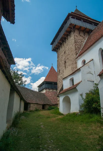 Église fortifiée Viscri, Transylvanie, Roumanie — Photo