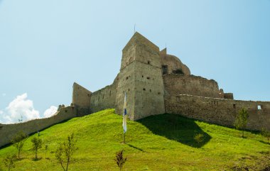 Rupea, Brasov, Transilvanya, Romanya'nın Ortaçağ Kalesi