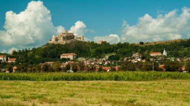 Rupea, Brasov, Transilvanya, Romanya'nın Ortaçağ Kalesi