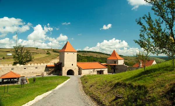 Rupea, Brasov, Transilvanya, Romanya'nın Ortaçağ Kalesi — Stok fotoğraf