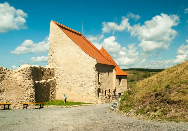 Középkori erődítmény Rupea, Brassó, Erdély, Románia — Stock Fotó