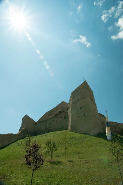 Středověká pevnost Rupea, Brašov, Sedmihradsko, Rumunsko — Stock fotografie