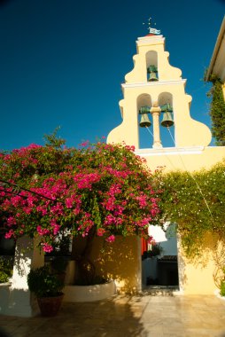 Paleokastritsa bay, Corfu Island, Yunanistan
