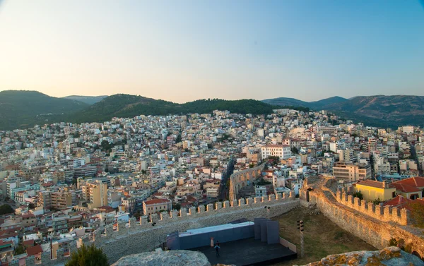 Ville de Kavala en Grèce (lieu de villégiature d'été ) — Photo