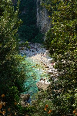 Fakistra beach, Pelio, Thessaly, Yunanistan