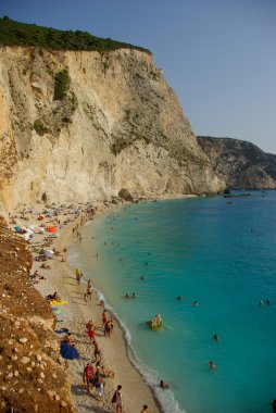 Porto Katsiki beach, Levkas - Lefkada Adası, Yunanistan