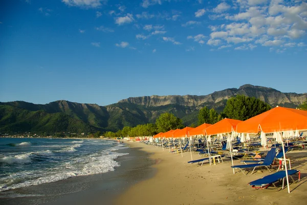 Golden beach, Thassos Island, Grécia . — Fotografia de Stock