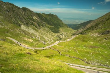 Romen Karpatlar alanında Transfagarasan