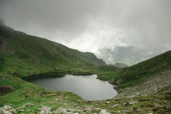 Capra lake (Goat lake) in the Transylvanian Alps, Romania — Stock Photo, Image