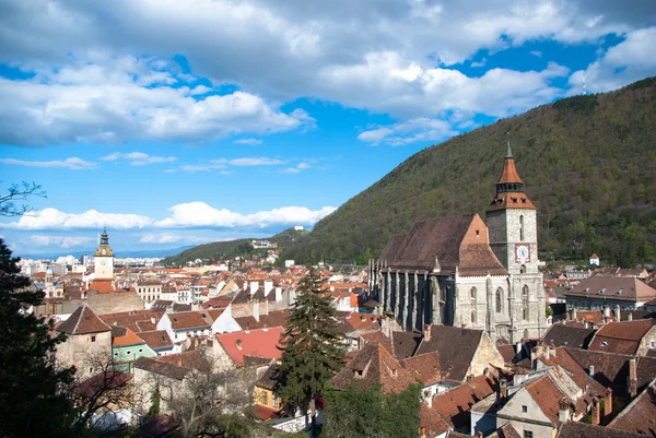 Siyah Kilisesi Brasov, Transilvanya, Romanya — Stok fotoğraf