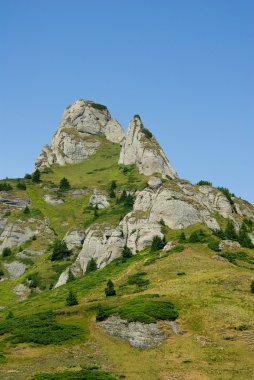 Alp peyzaj Ciucas Dağları, Karpatlar, Romanya.