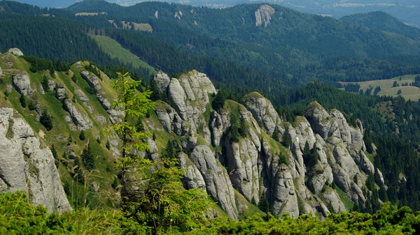 Alpenlandschap in Ciucas bergen, Karpaten, Roemenië. — Stockfoto