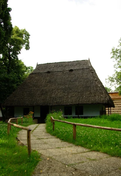 Rumänska traditionella hus. — Stockfoto