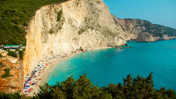 Porto Katsiki beach in Lefkada island, Greece — Stock Photo, Image