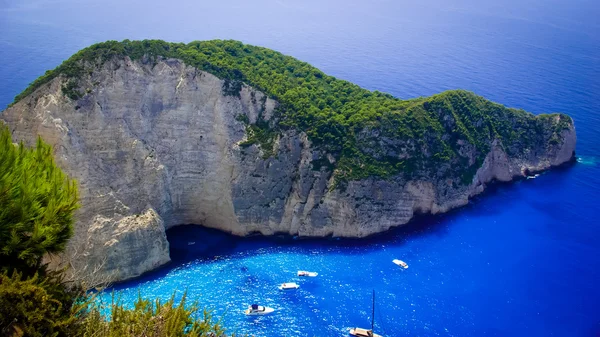 Navagio Beach - Shipwreck Beach, Zakynthos Island, Greece — Stock Photo, Image