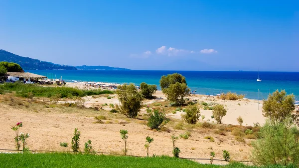 Banana Beach, Zakynthos Island, Grécia . — Fotografia de Stock