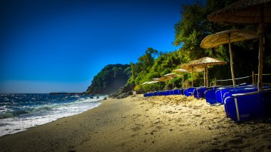 Plaka beach, Pelion, Yunanistan