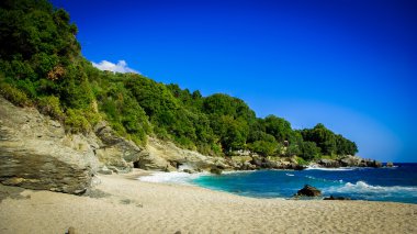 Plaka beach, Pelion, Yunanistan