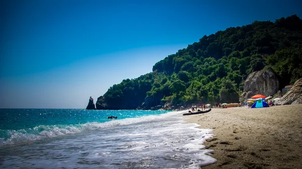 Hagia nejvýznamnější Beach, Pelion, Řecko — Stock fotografie
