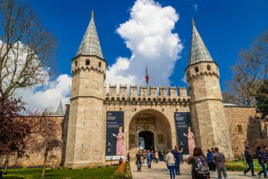 Topkapi Palace in Istanbul, Turkey clipart