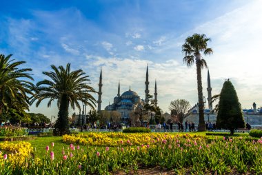 Mavi Cami, (Sultanahmet Camii), İstanbul, Türkiye.