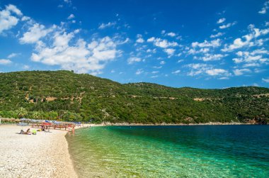 Antisamos beach Kefalonia island, Yunanistan