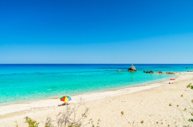 Avali beach, Lefkada Adası, Yunanistan
