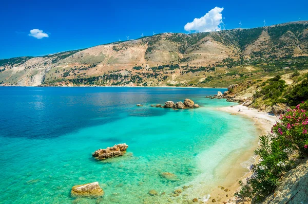 Spiaggia di Vouti, isola di Cefalonia, Grecia — Foto Stock