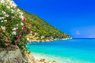 Vouti beach, Kefalonia Island, Yunanistan