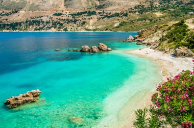 Vouti beach, Kefalonia Island, Yunanistan