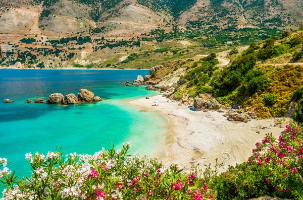 Spiaggia di Vouti, isola di Cefalonia, Grecia — Foto Stock