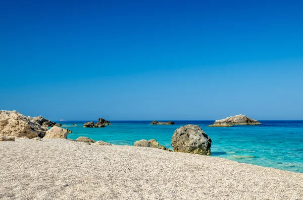Kathisma Beach, Lefkada Island, Greece. — Stock Photo, Image
