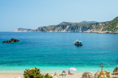 Agia Eleni beach Kefalonia, Yunanistan