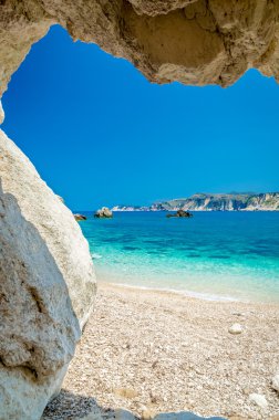Agia Eleni beach Kefalonia, Yunanistan
