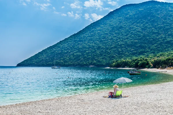 Antisamos beach Kefalonia island, Yunanistan