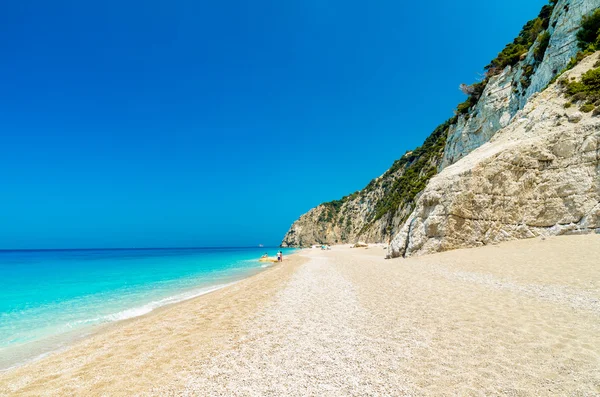 Egremni beach, Lefkada Adası, Yunanistan 