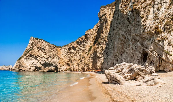 Paradise Beach, eiland Corfu, Griekenland. — Stockfoto