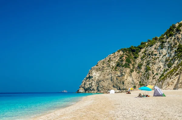 Egremni beach, Lefkada-sziget, Görögország — Stock Fotó
