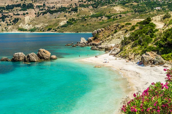 Spiaggia di Vouti, isola di Cefalonia, Grecia — Foto Stock