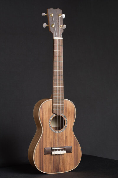 Wooden Ukulele 	musical instrument
