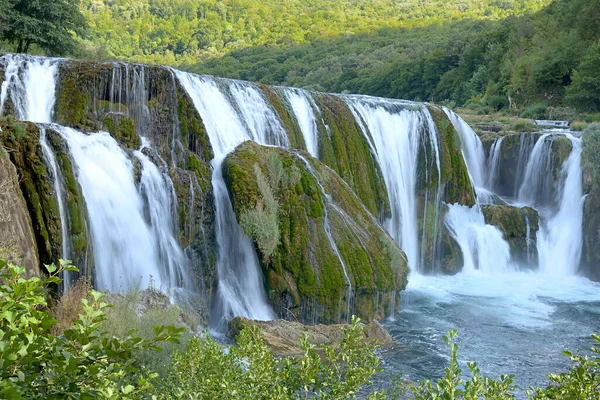 Waterfalls Una River Bosnia Croatia — Stock fotografie