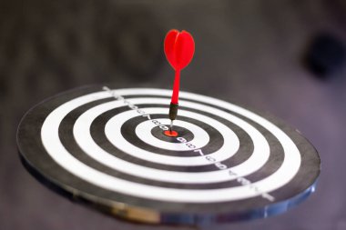 Dart bir fırsat ve Dartboard hedef ve hedef. Yani her ikisi de iş pazarında bir meydan okuma..