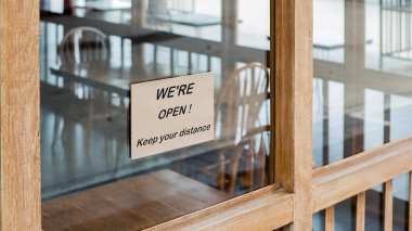 Covid durumunda mesafeyi açık tutuyoruz..