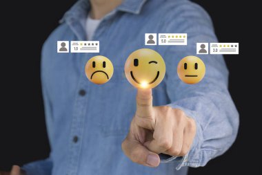 Müşteri Değerlendirmesi İyi Reytingler Kullanıcıları olumlu müşteri geribildirimi göstermek için ekrandaki beş yıldızlı simgeye basın