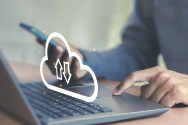 Bulut Hesaplama ve Veri Aktarımı Konsepti