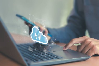 Bulut Hesaplama ve Veri Aktarımı Konsepti