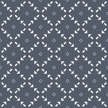 Geometrik dikişsiz desen, soyut geometrik arkaplan, gri Fas dikişsiz dokusu