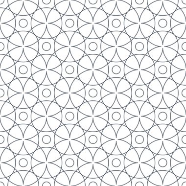 Fas geometrik, dikişsiz desen, beyaz arka planda gri çizgiler, dikişsiz İslami doku, Fas dokusu