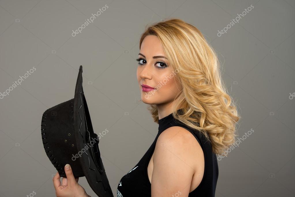 Fashion Photo Of Blonde Beauty With Natural Make Up Stock Photo
